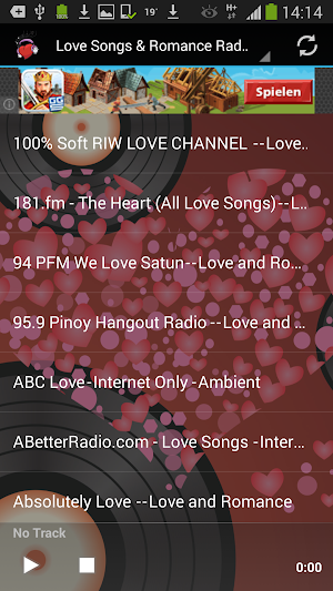 Love Songs & Romance Radio Screenshot 0