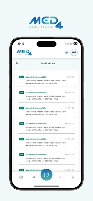 MED4 Livraison Screenshot 2