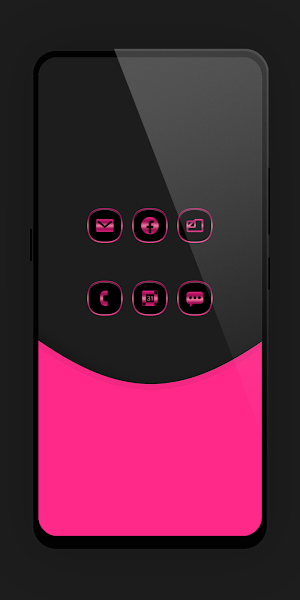 Dazzling Pink Icon Pack Screenshot 2