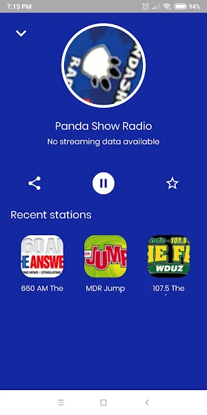 Panda show radio Screenshot 3