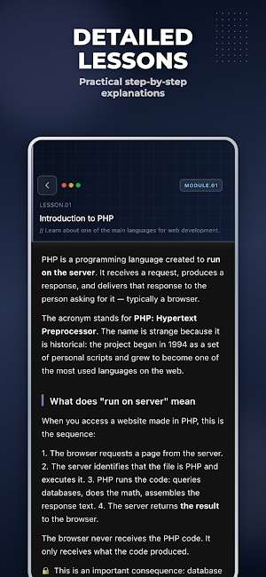 Learning PHP Screenshot 3