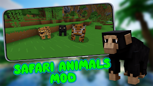 Safari Animals Mod For MCPE Screenshot 2