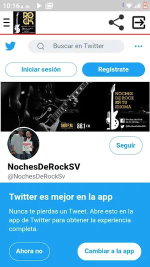 Noches De Rock En Tu Idioma Radio Screenshot 2