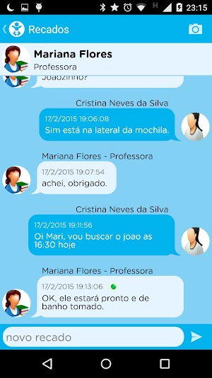 Diário Escola Pais EI Screenshot 3