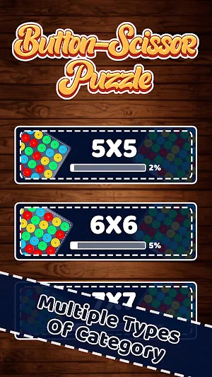 Button-Scissor: Puzzle Screenshot 1