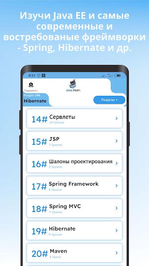 JavaProfi: Java веб-дев от А…Я Screenshot 2