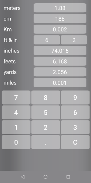 Units Converter Screenshot 1