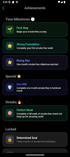 Smoke Tracker: Quit Smoking Screenshot 3