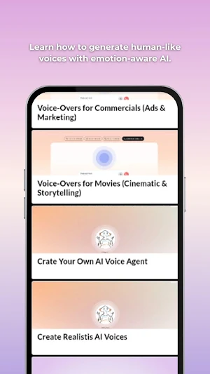 Hume : Ai Voice App Direction Screenshot 2