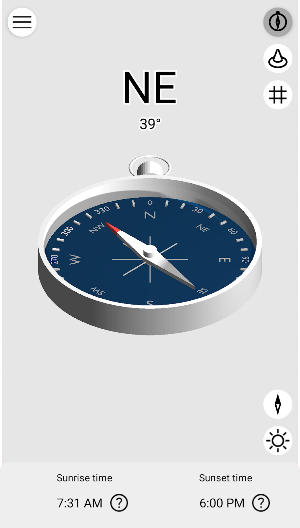 3D Compass : Maru 3D Compass Screenshot 0