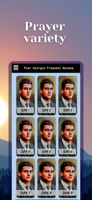 Pier Giorgio Frassati Novena Screenshot 0