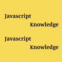 javascript knowledge