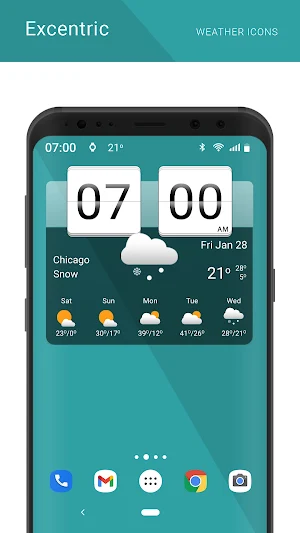 Excentric weather icons Screenshot 2