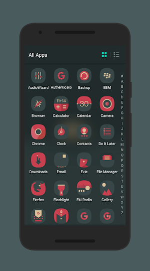 Sagon Icon Pack: Dark UI Screenshot 1