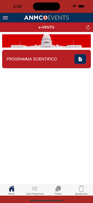 ANMCO Events Screenshot 2