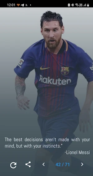 Lionel Messi Quotes Screenshot 2
