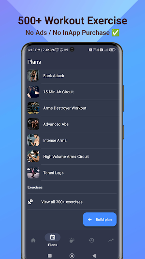 Fit Workout Pro - AI Trainer Screenshot 1