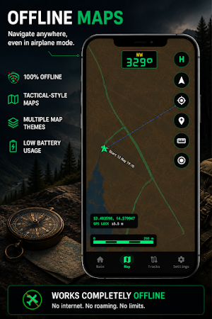 BackTrack GPS & Compass Screenshot 2