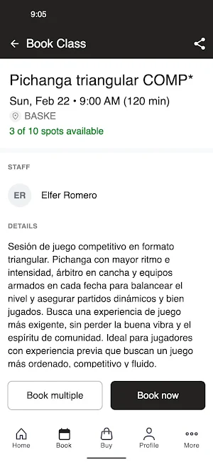 BASKE APP: Pichangas y más Screenshot 2