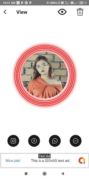 Profile Border Photo Frame Screenshot 3