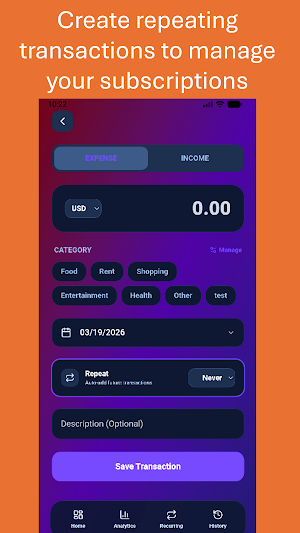 Wealth Tracker Screenshot 1
