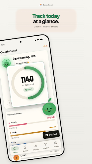 CalorieQuest: AI Food Tracker Screenshot 1