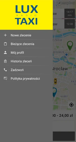 Lux Taxi Wrocław Screenshot 3