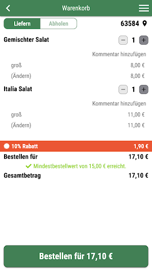 Pizzeria Amalfi Langenselbold Screenshot 2