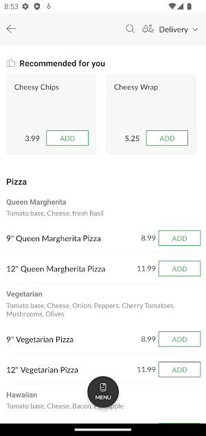 USA Chicken & Pizza Screenshot 2