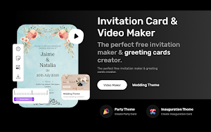 Invitation Card & Video Maker Screenshot 0