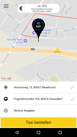 Taxi Meerbusch Screenshot 0