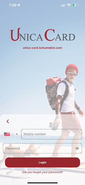 Unica Card Screenshot 1