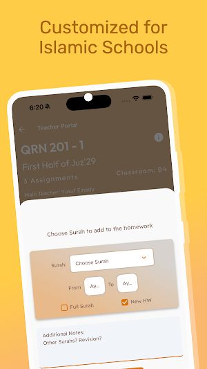 Qaf School App Screenshot 2
