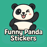 Funny Panda Stickers WASticker