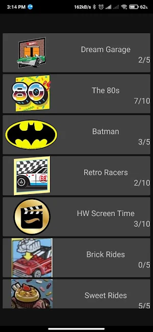 Hot Wheels Collectors App Screenshot 1