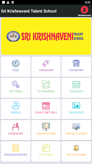 Sri Krishnaveni Talent School Parent App Screenshot 3