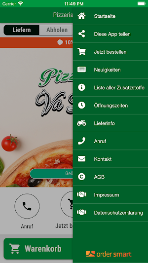 Pizzeria Va Bene Screenshot 2