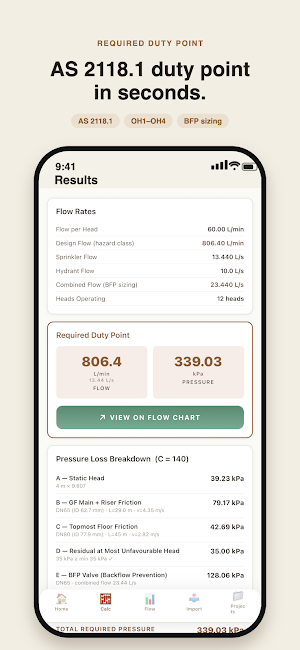 FireCalc Pro –AS Fire Standard Screenshot 0