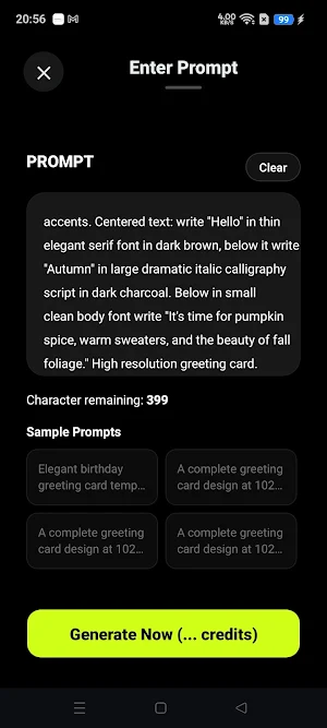 AI Greetings Card Maker Screenshot 2