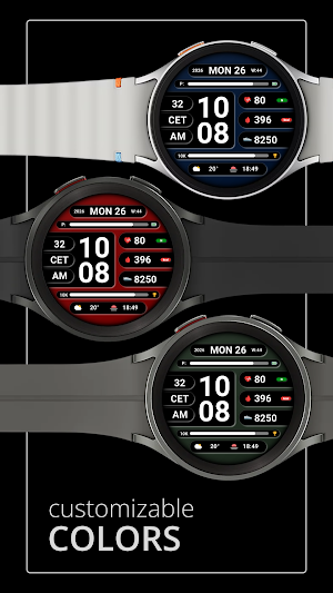 DADAM119: Digital Watch Face Screenshot 1
