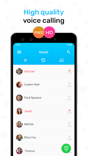 Phone - Free Calls & Voice Messages Screenshot 0