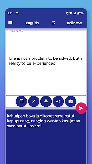 Balinese English Translator Screenshot 2