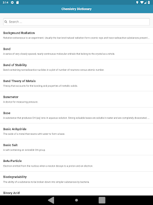 Chemistry Dictionary Screenshot 3