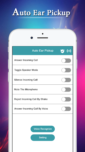 Auto Call Answer - Auto Ear Pickup Screenshot 1