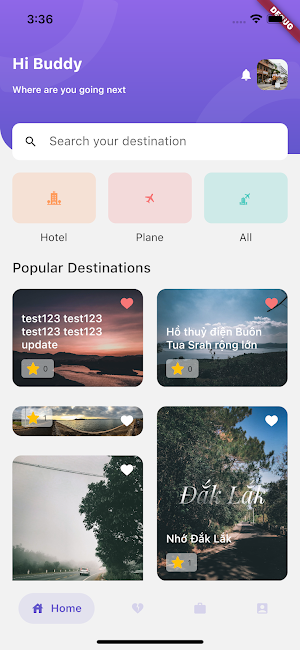 LQD - Flutter Travel App Screenshot 0