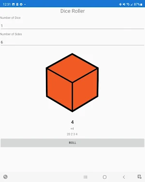 Dice Roller Screenshot 2