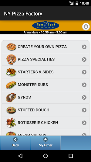 NY Pizza Factory Screenshot 0