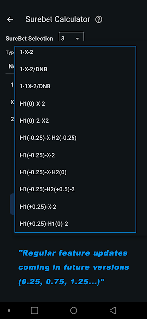 Surebet Calculator Pro Screenshot 3