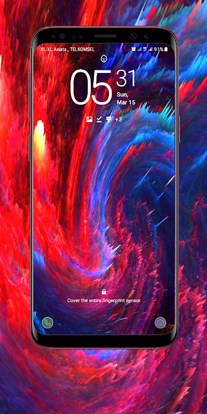 Red And Blue Wallpaper Screenshot 0