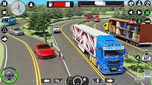Euro Truck Transport Game 2023 Screenshot 3